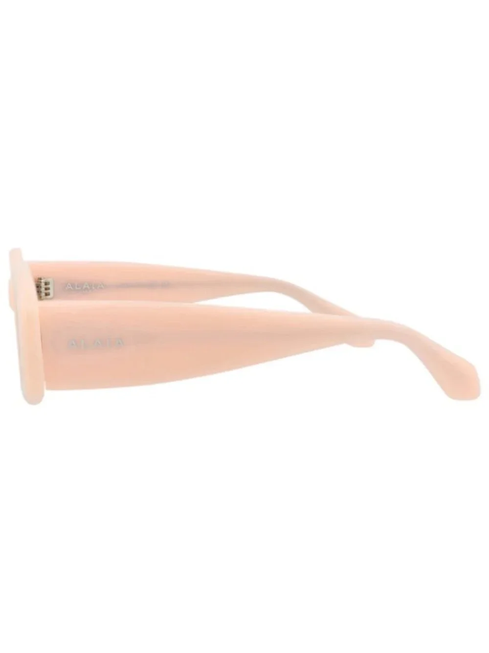 New Alaia Women's Sunglasses Cat Eye Recycled Acetate Frame Pink Pink Grey